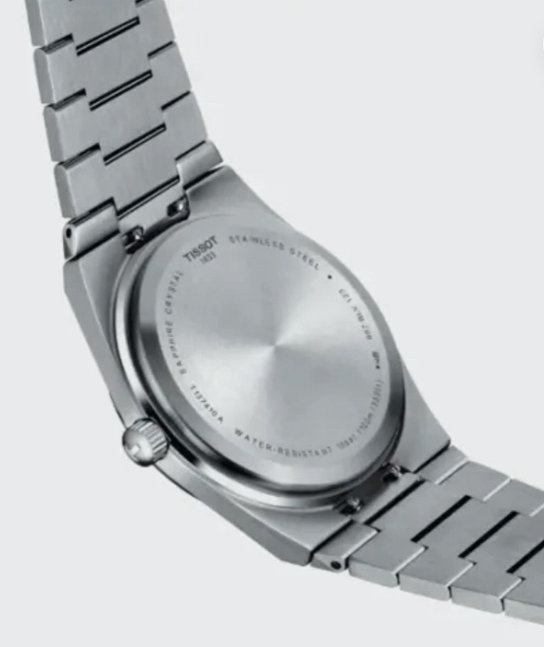 Tissot PRX T137.410.11.041.00 Swiss Quartz Date Watch Blue Dial Box & Papers