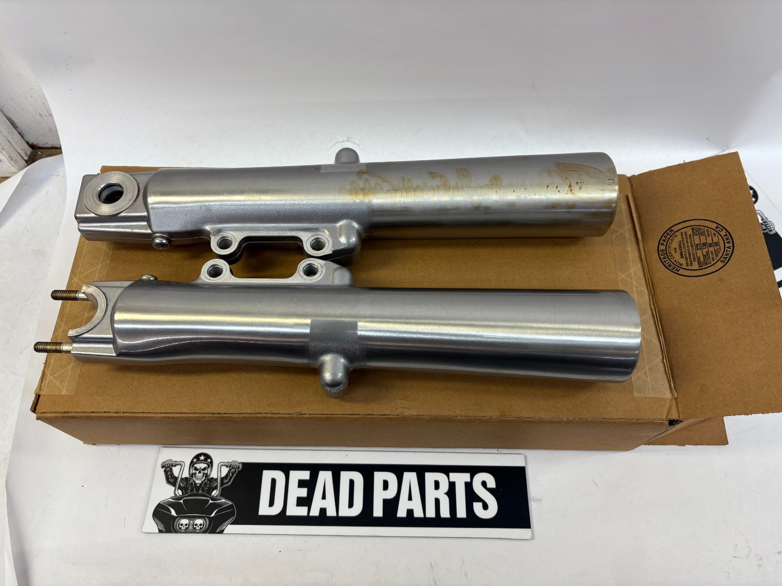 Harley OEM 41mm dual disc Touring lower fork legs sliders 46497-02A LooK