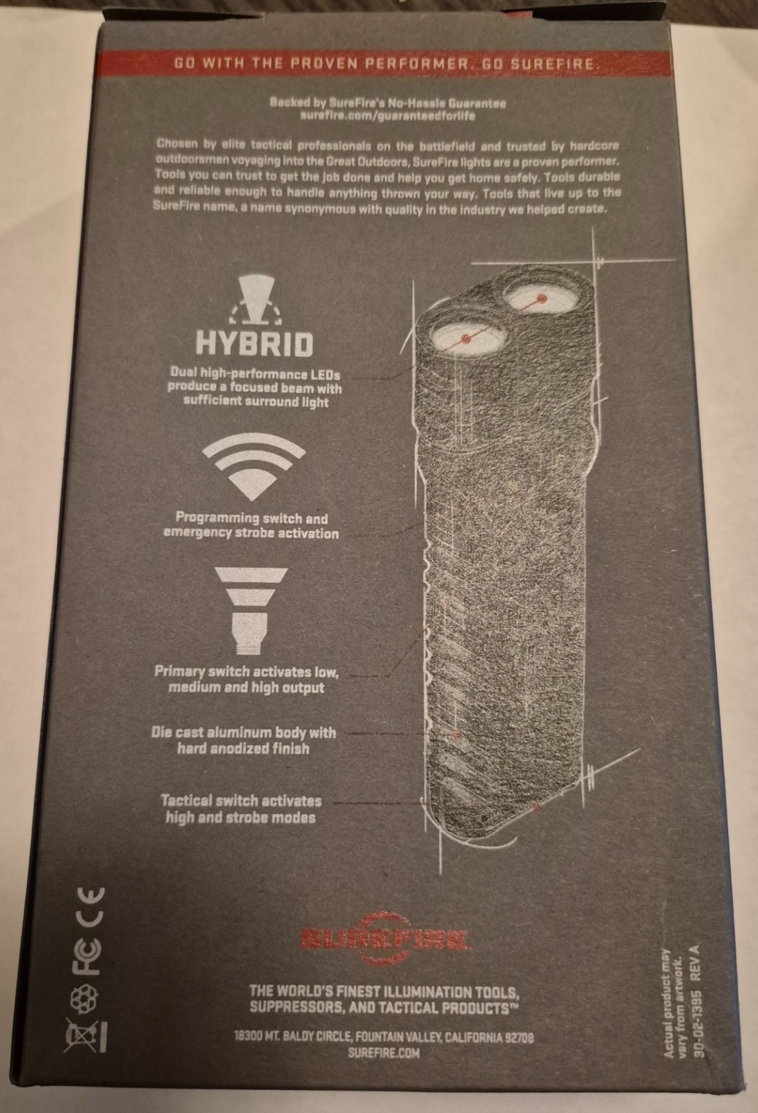 Brand New Surefire Stiletto Pro II Multi-Output LED Flashlight - PLR-C