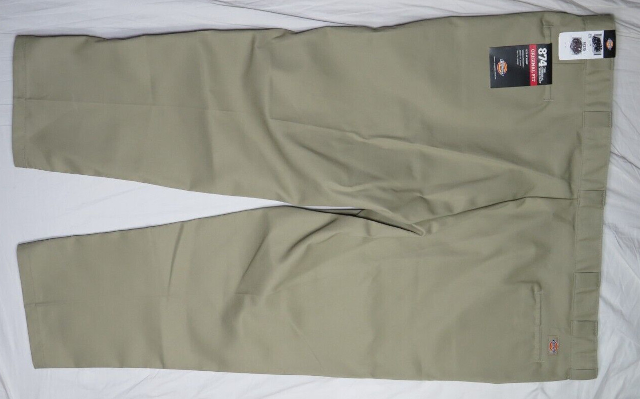 DICKIES MEN'S 56x30 KHAKI 874 ORIGINAL TWILL CLASSIC 874KH NEW NWT