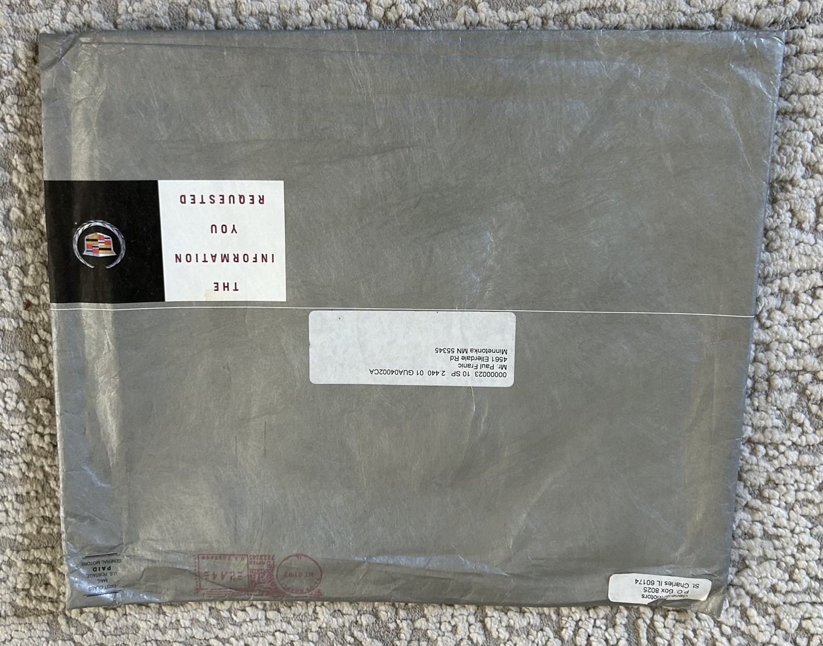 2003 Cadillac Seville Sales Brochure, mint condition