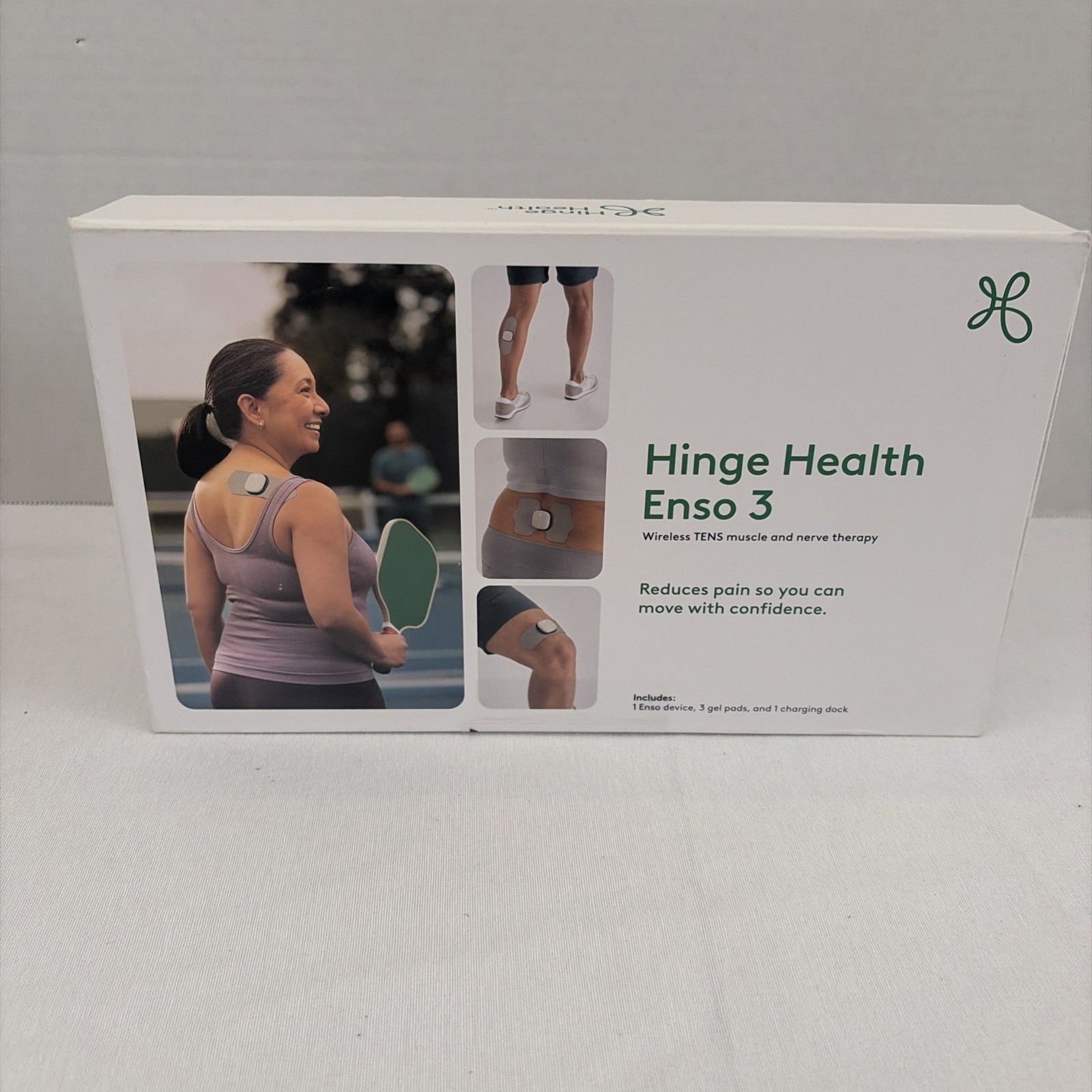 Hinge Health Enso 3 Wireless TENS Muscle and Nerve Therapy — NEW In Box Sealed