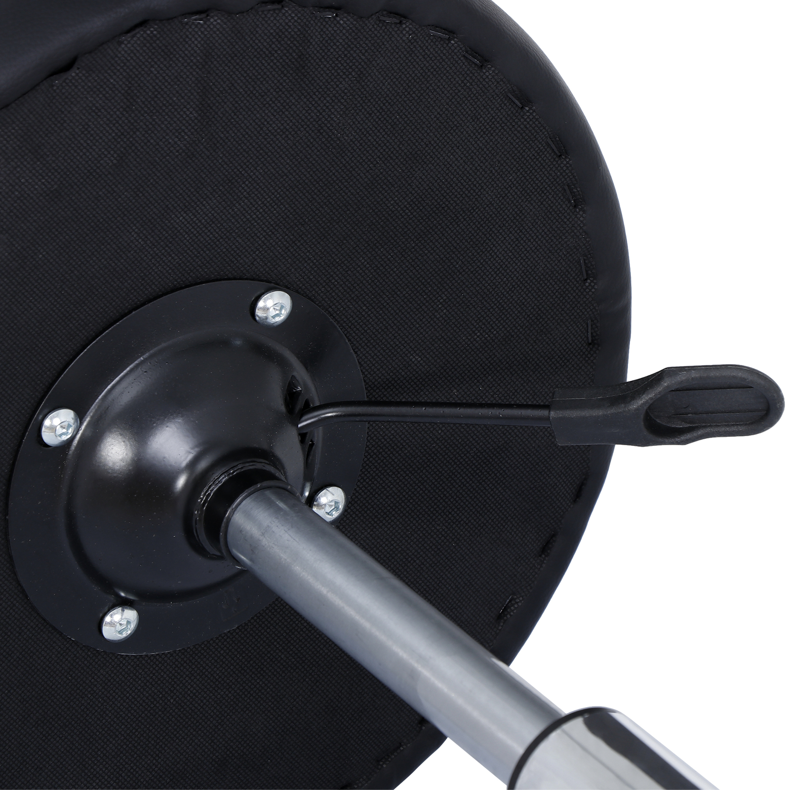 Hydraulic Rolling Stool Swivel Salon Chair Office Tattoo Adjustable Height Black