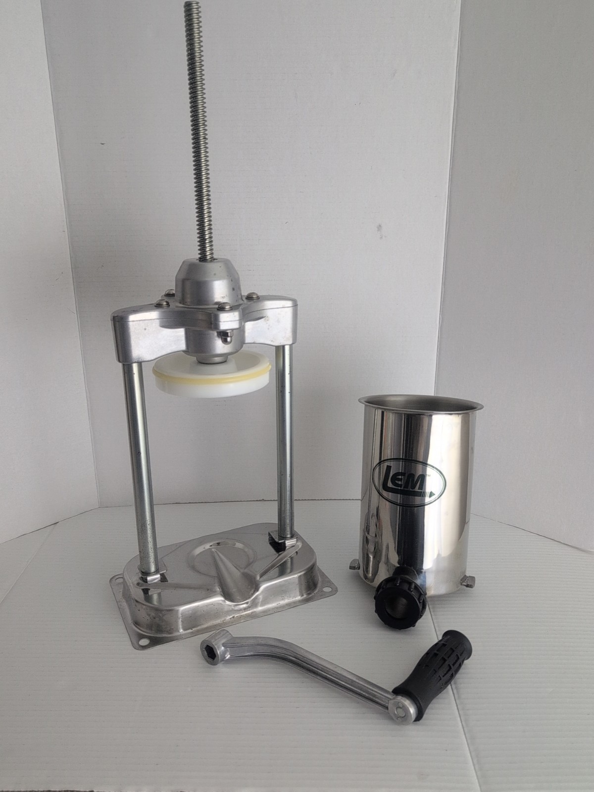 LEM 1606 5 LB Stainless Steel Sausage Stuffer Used With Box