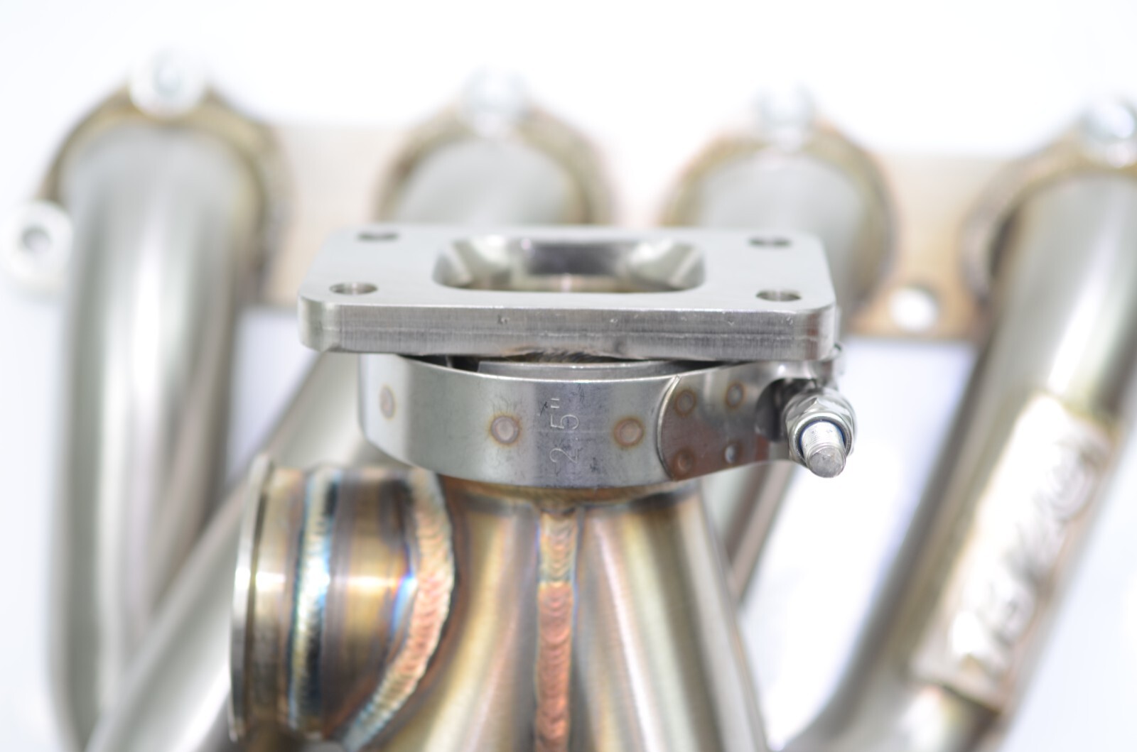 All Out Fab Precision v-band to T3 style flange adapter