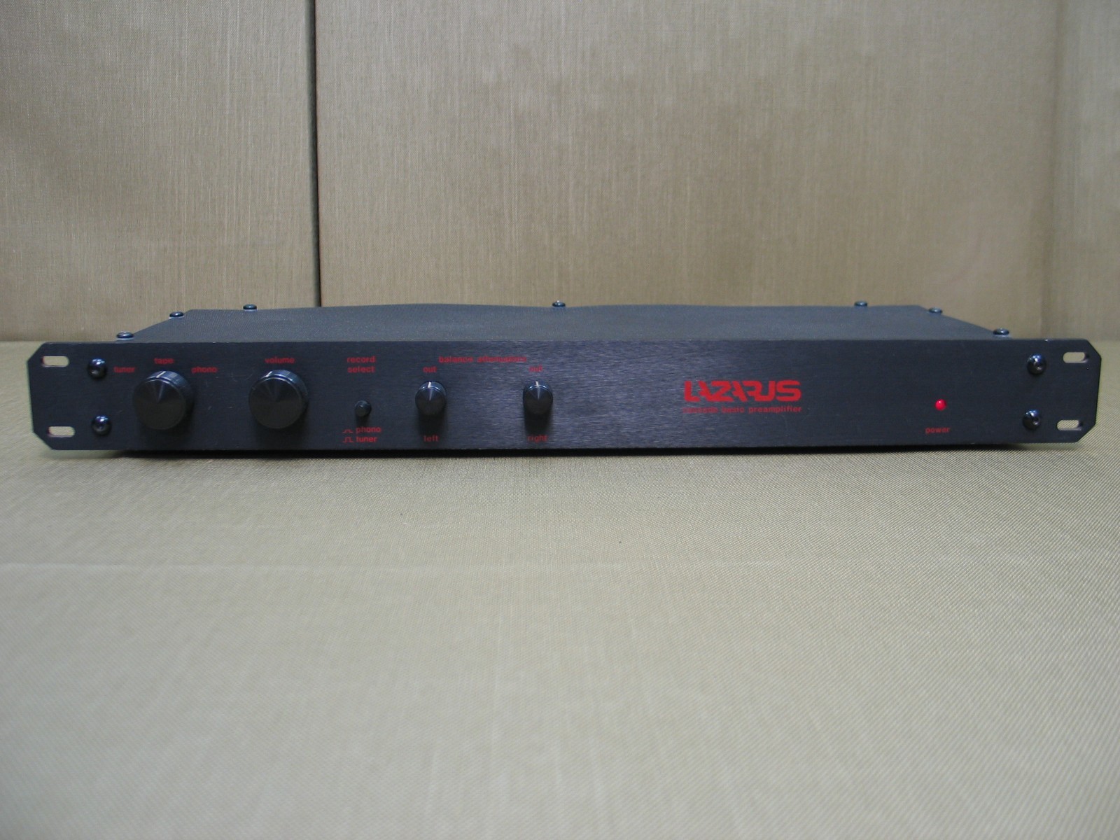 Lazarus Cascade Basic Tube Preamplifier ( Circa 1986 ) ( Tech Tested & Owned )