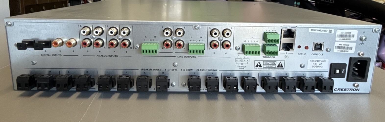 Crestron DM-NAX-8ZSA DM NAX 8-Zone Streaming Amplifier