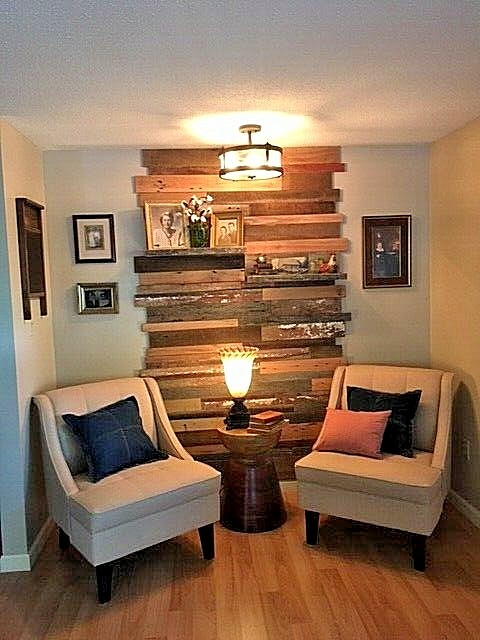 10 sq.ft. (3" WIDE)* ACCENT WALLBOARDS* FROM RECLAIMED BARNWOOD LUMBER
