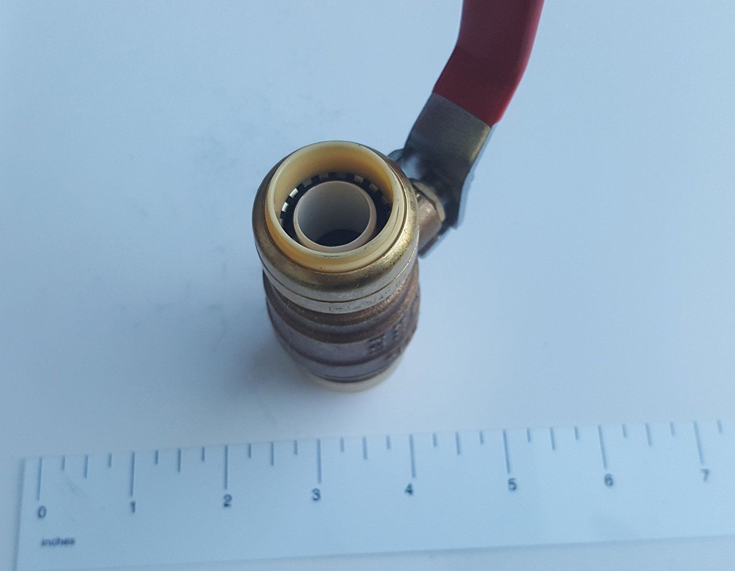 1 PIECE 3/4" SHARKBITE STYLE PUSH FIT BALL VALVE NEW! FULL PORT, LEAD FREE BRASS