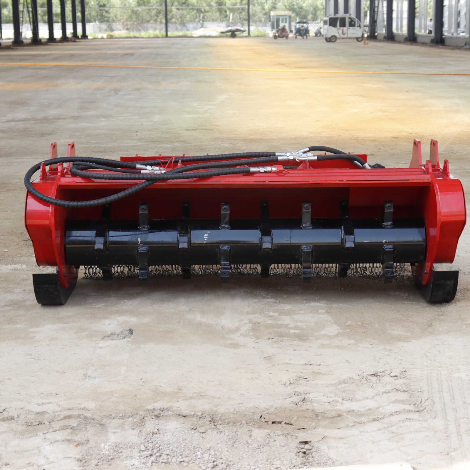 60"Heavy Duty Forestry Mulcher for Bobcat Skid Steer,Steel Blade, Quick Attach