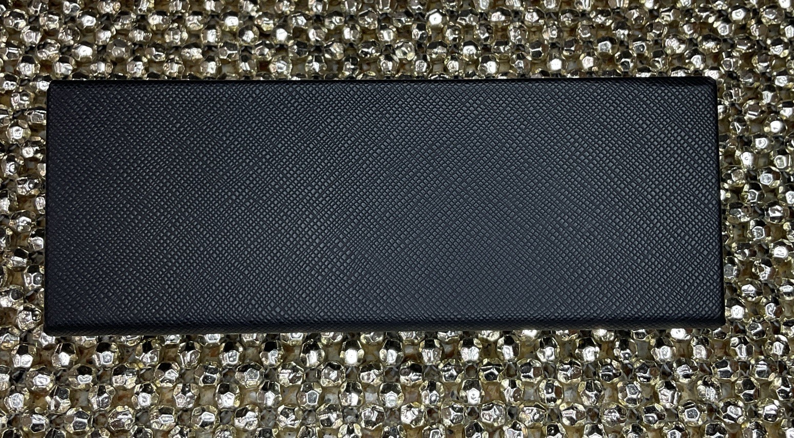 Prada Saffiano Hard Eyeglass Case Gift Box Cleaning Cloth/Black