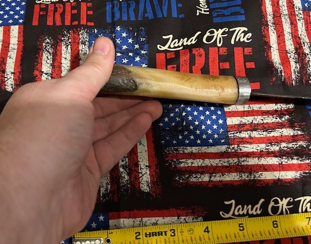 Vintage fixed blade knife (brisket slicer?) 18" oal with 13" blade