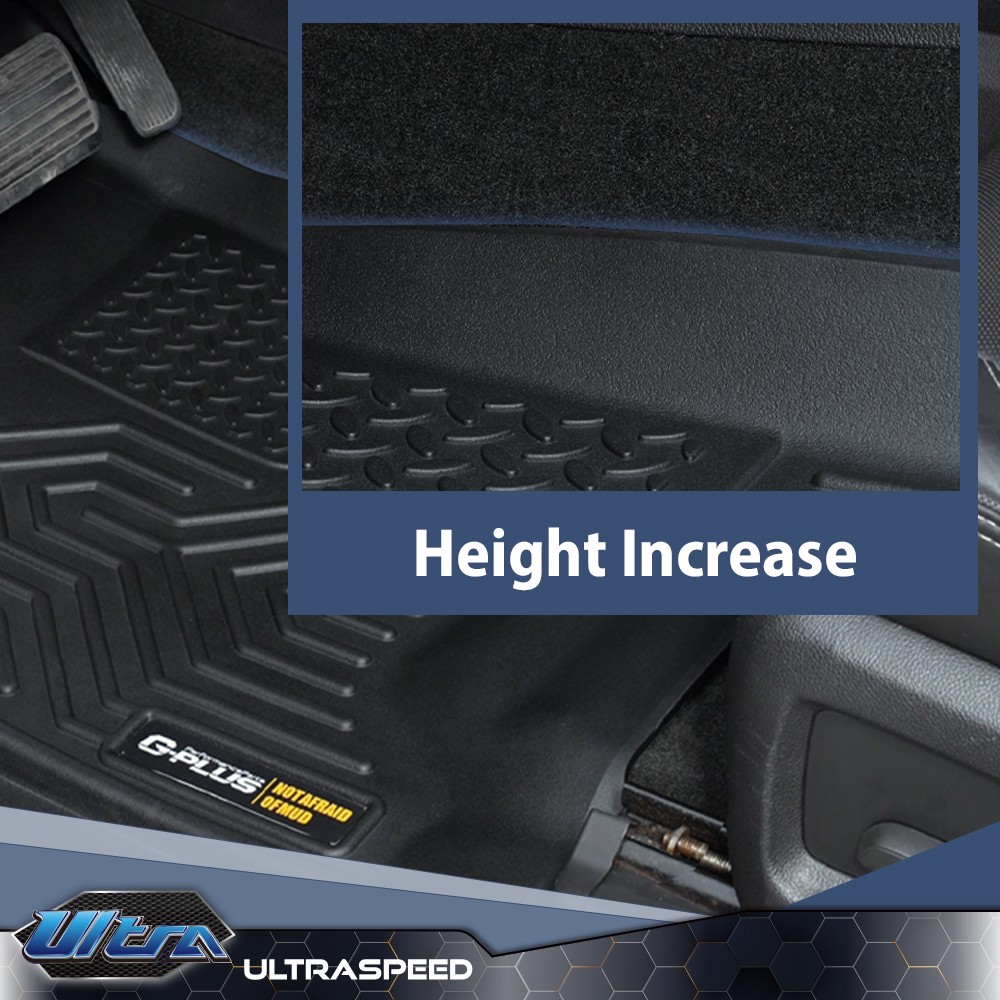 TPE Floor Mats Liners 3D Molded Fit For 2012-2018 Ford Focus All Weather