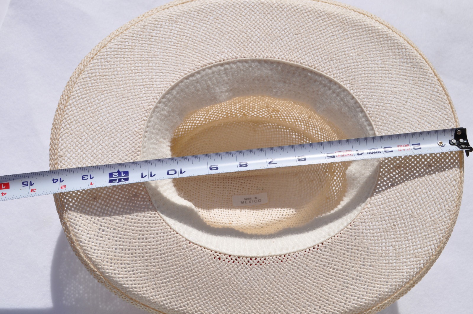 Vintage New, Unused Conoco Straw Hat W/ Headband Gas Service Classic Memorabilia