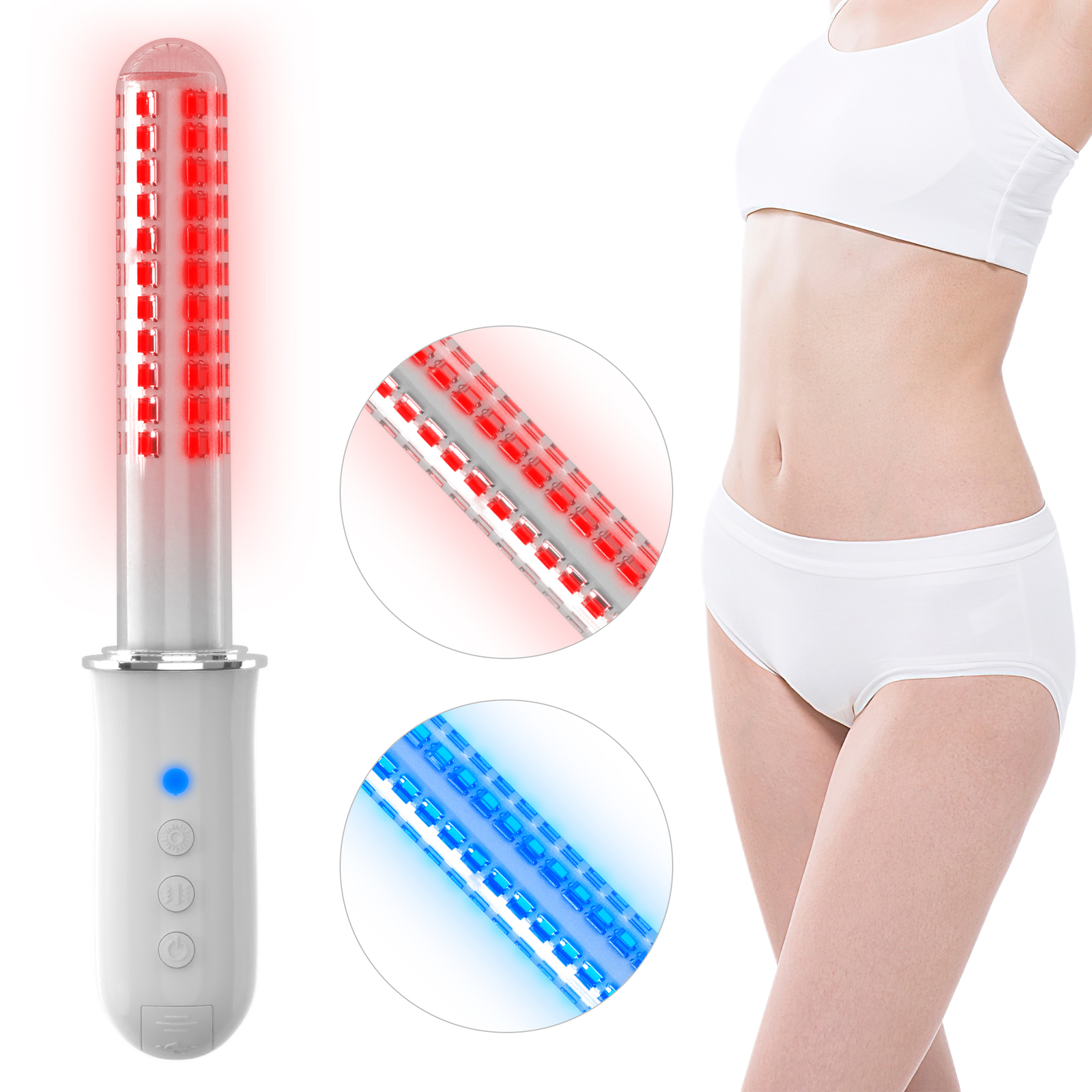 Vaginal Tightening Rejuvenation Wand Cervical Rehab Laser Therapy for Vaginitis