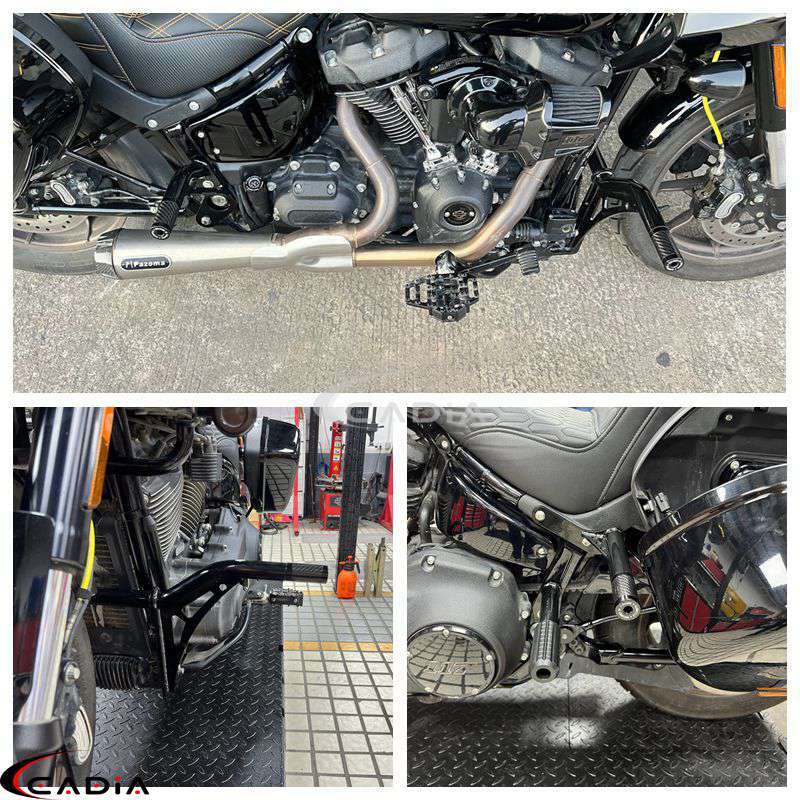 Crash Bar Slider End Replacement Kit For Harley Softail Touring Dyna Street Bob