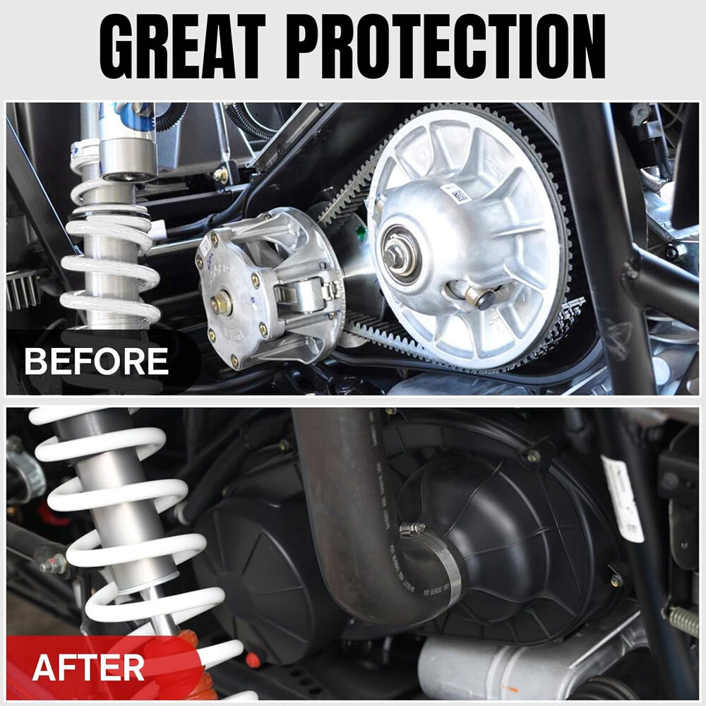 Outer & Inner Clutch Belt Cover For 2016-23 Polaris General 1000 2016-20 S 1000