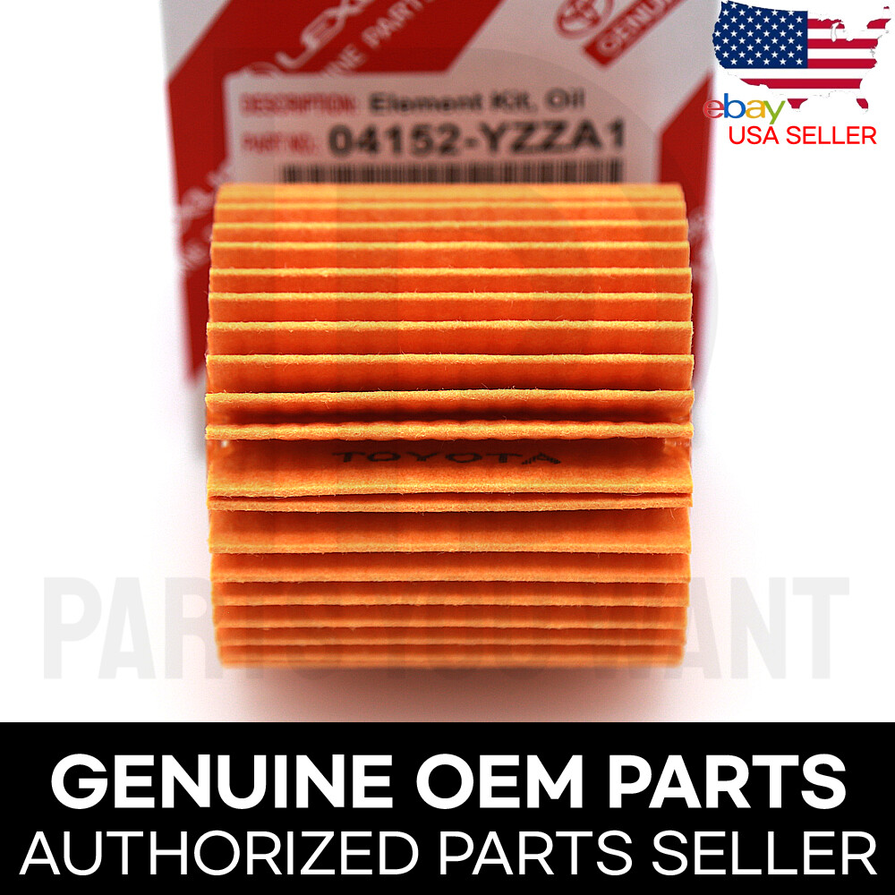 GENUINE OEM Lexus Toyota Engine Oil Filter + Housing Holder + Drain Plug Cap SET