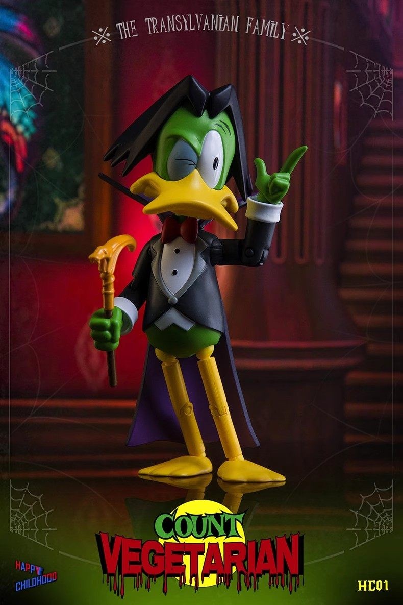 HAPPY CHILDHOOD Count Duckula Toy HC01 VEGETARIAN COUNT Action Figure Collection