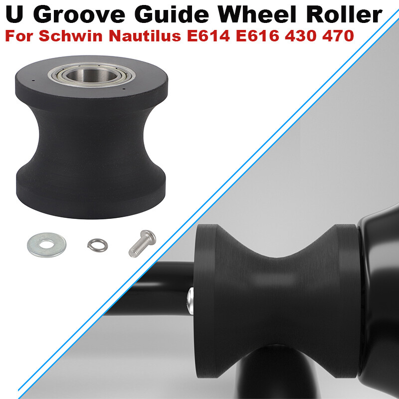 Elliptical U Groove Guide Wheel Roller For Schwinn Nautilus E430 E470 E614 E616