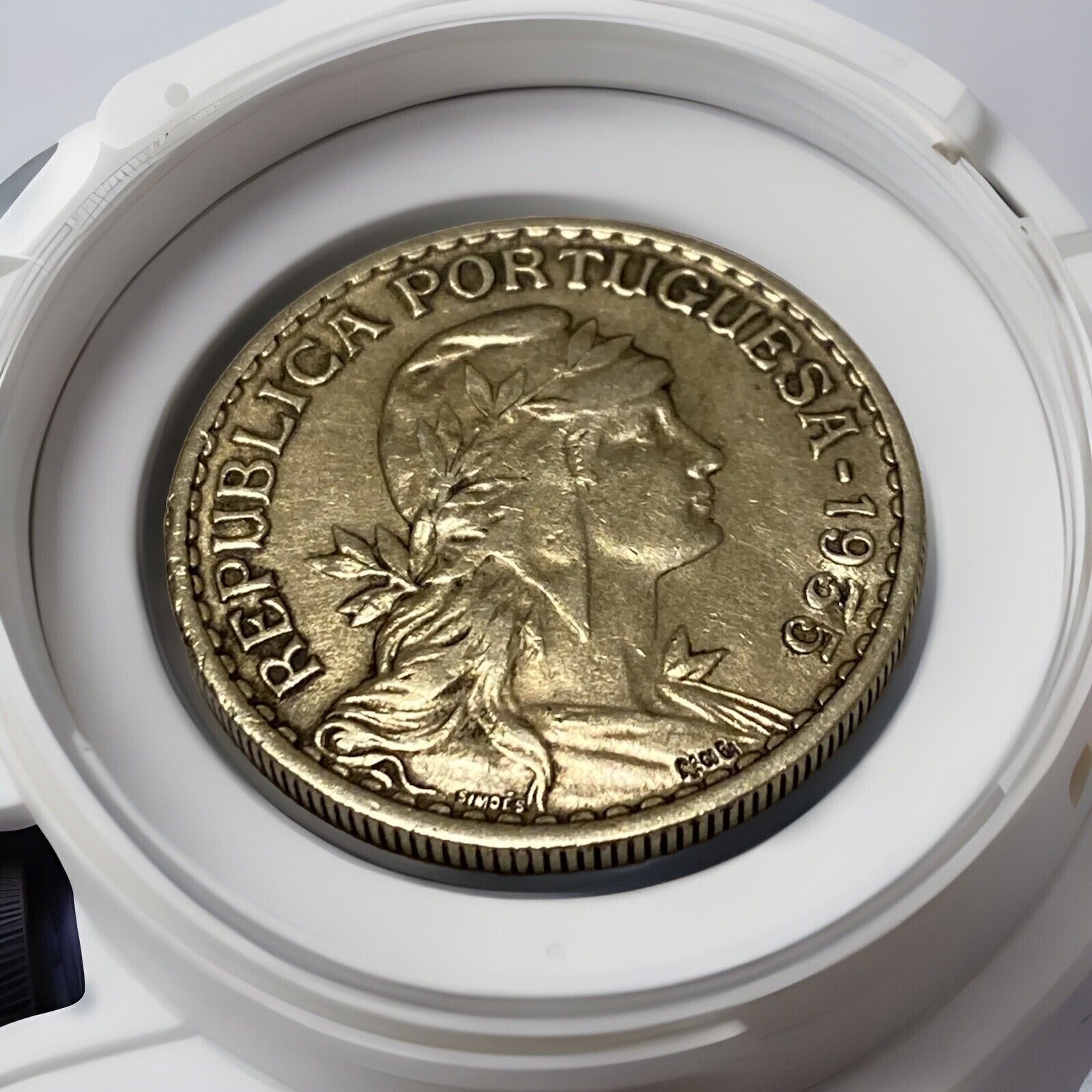 Rare Republica Portuguesa 1935 1 ESCUDO G3D