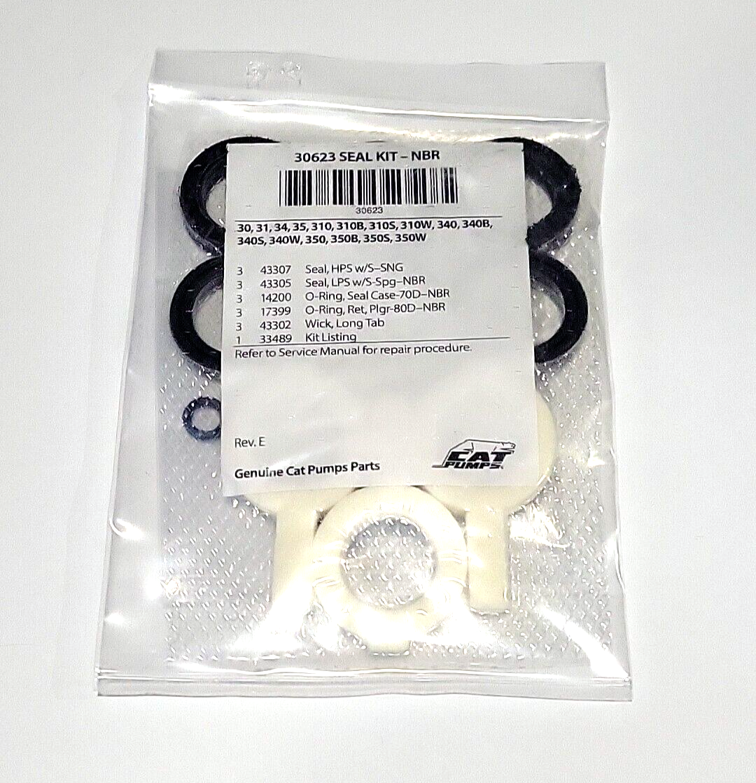 30623 CAT PUMP Seal Kit 310, 340 & 350 PUMPS **Priority Shipping