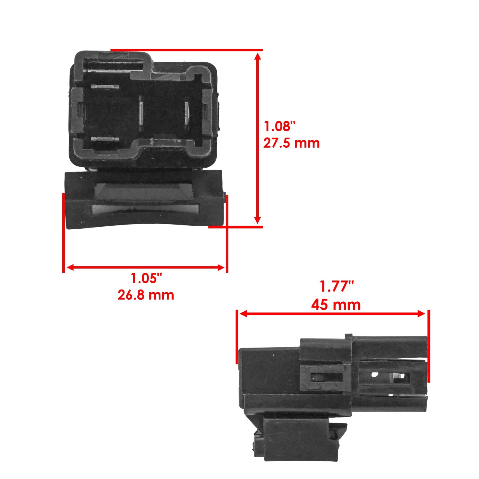 Caltric 8DM-81950-11-00 8DM-81950-10-00 Relay For Yamaha 2006-2023 2x