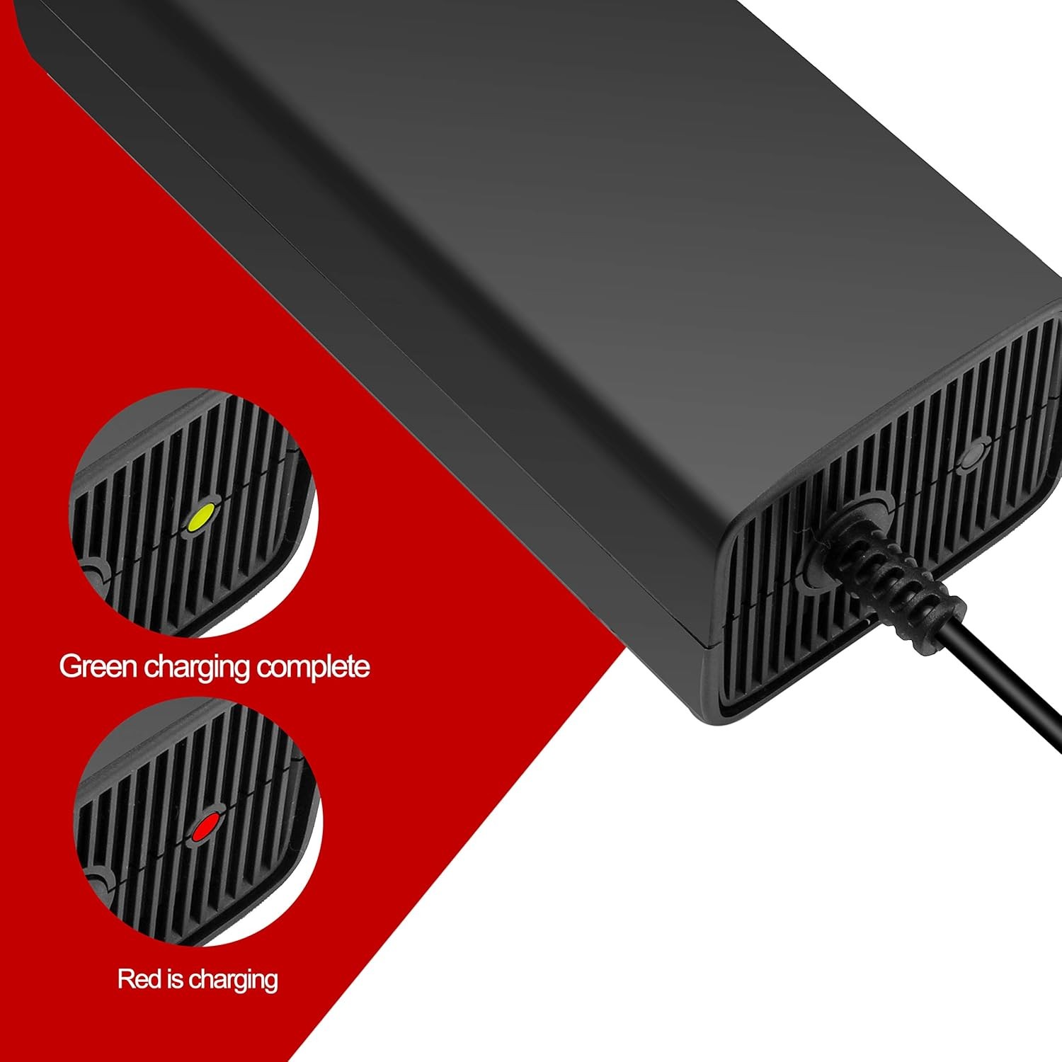 For Microsoft Xbox 360 Slim/S Power Supply Brick AC Adapter Charger w/Power Cord