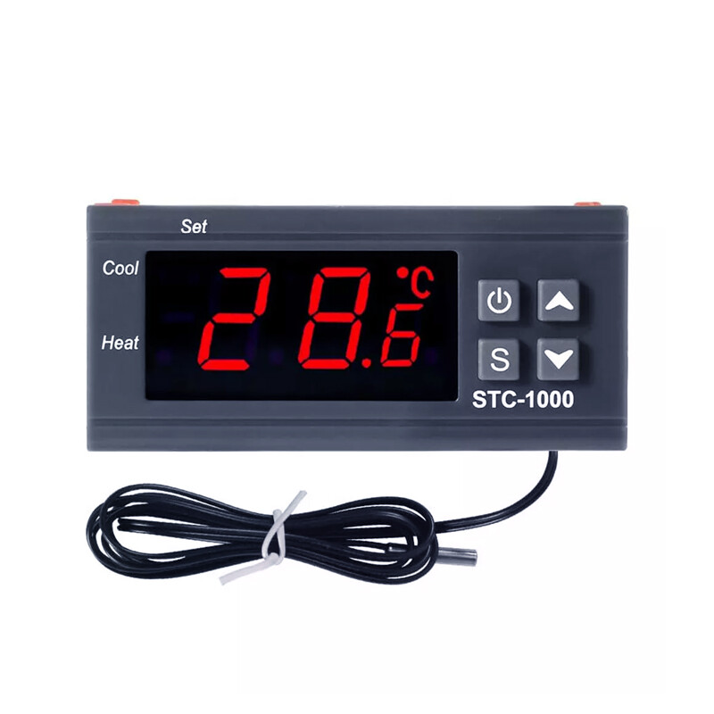 2pcs STC-1000 AC 110V-220V Digital Temperature Controller Thermostat With Sensor