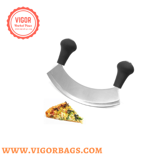 Handy Salad, Pizza Chopper & Pizza Cutter and Server Slicer Super Sharp Combo Pa