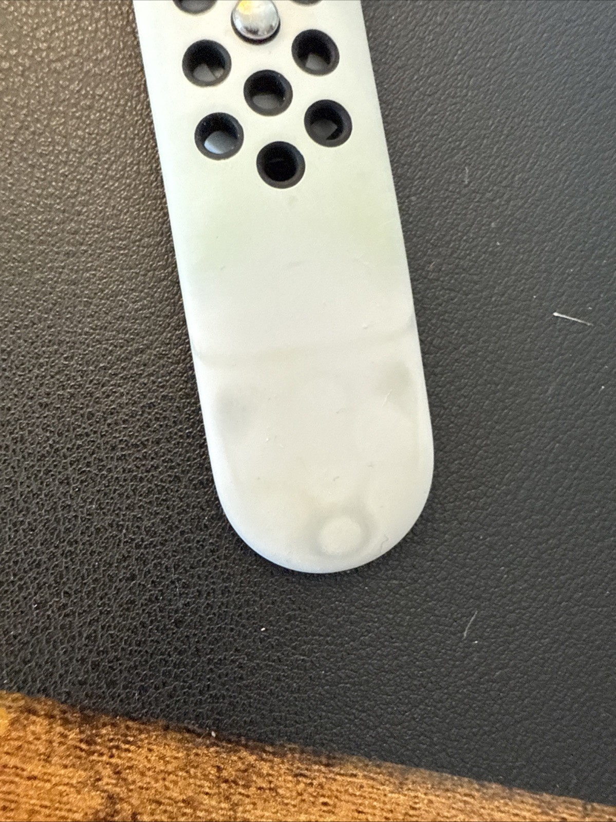 Apple Watch Nike Sport Band 44mm (42/45/46/49) OEM Pure Platinum Blk M/L *B*