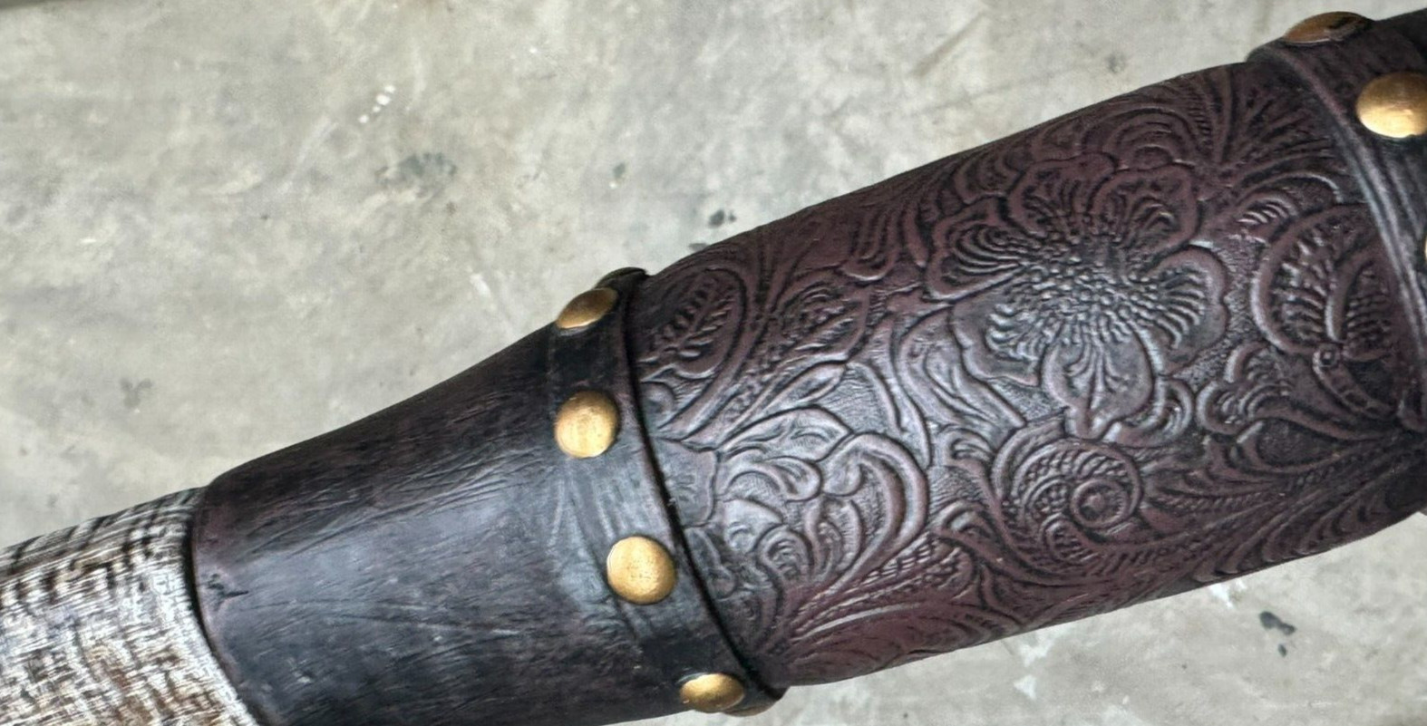 41" STEER BULL HORNS WESTERN LONGHORN WALL HANGING COW 3 1/2 Foot FAUX longhorns