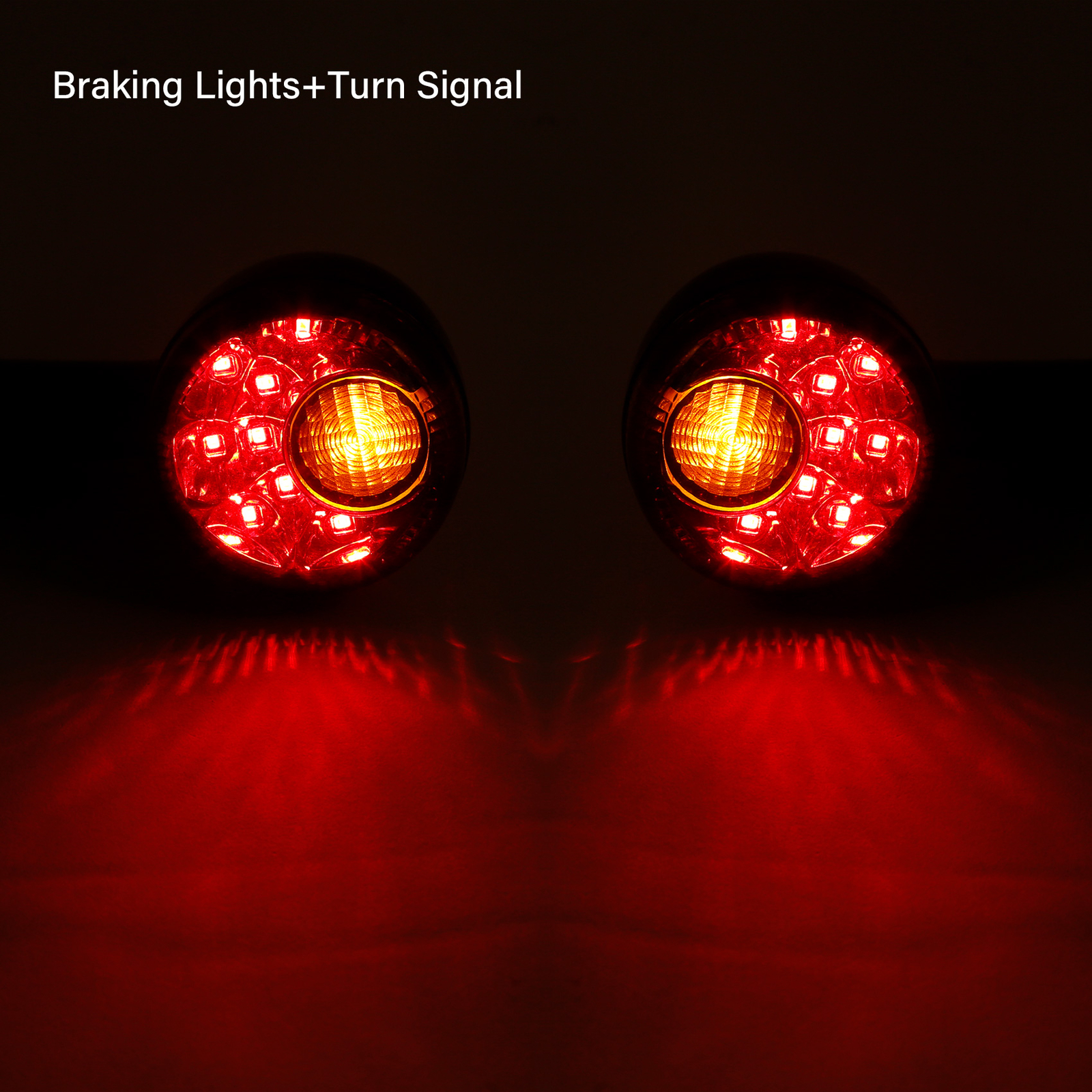 Rear Turn Signals LED Amber Light Fit For Harley Sportster XL 883 1200 1992-2022