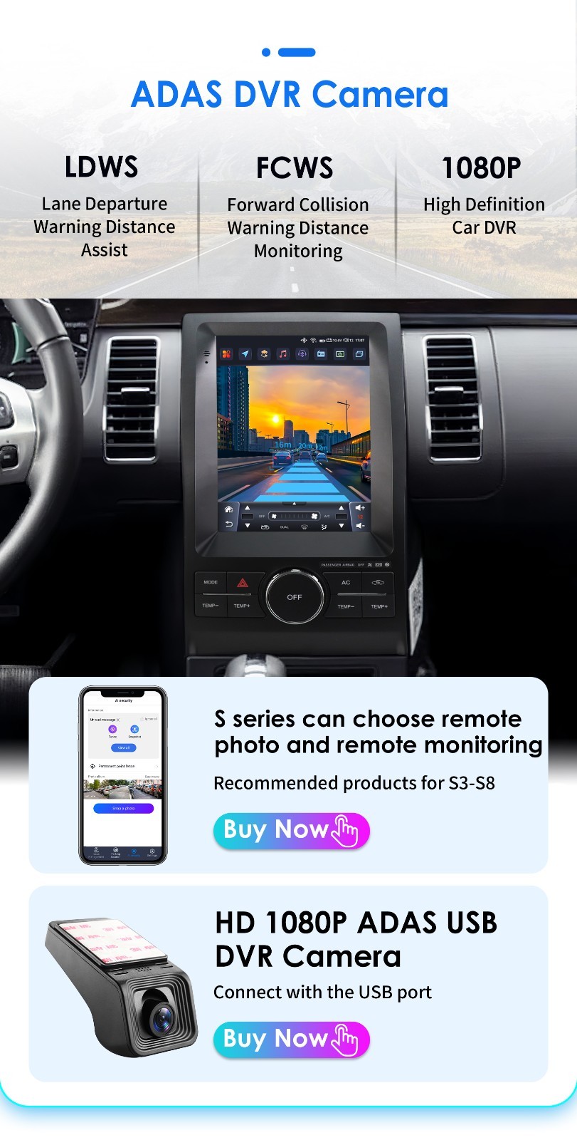 For Ford Taurus 2011-2019 Android 14 CarPlay Car Stereo Radio GPS 2G+32G FM RDS