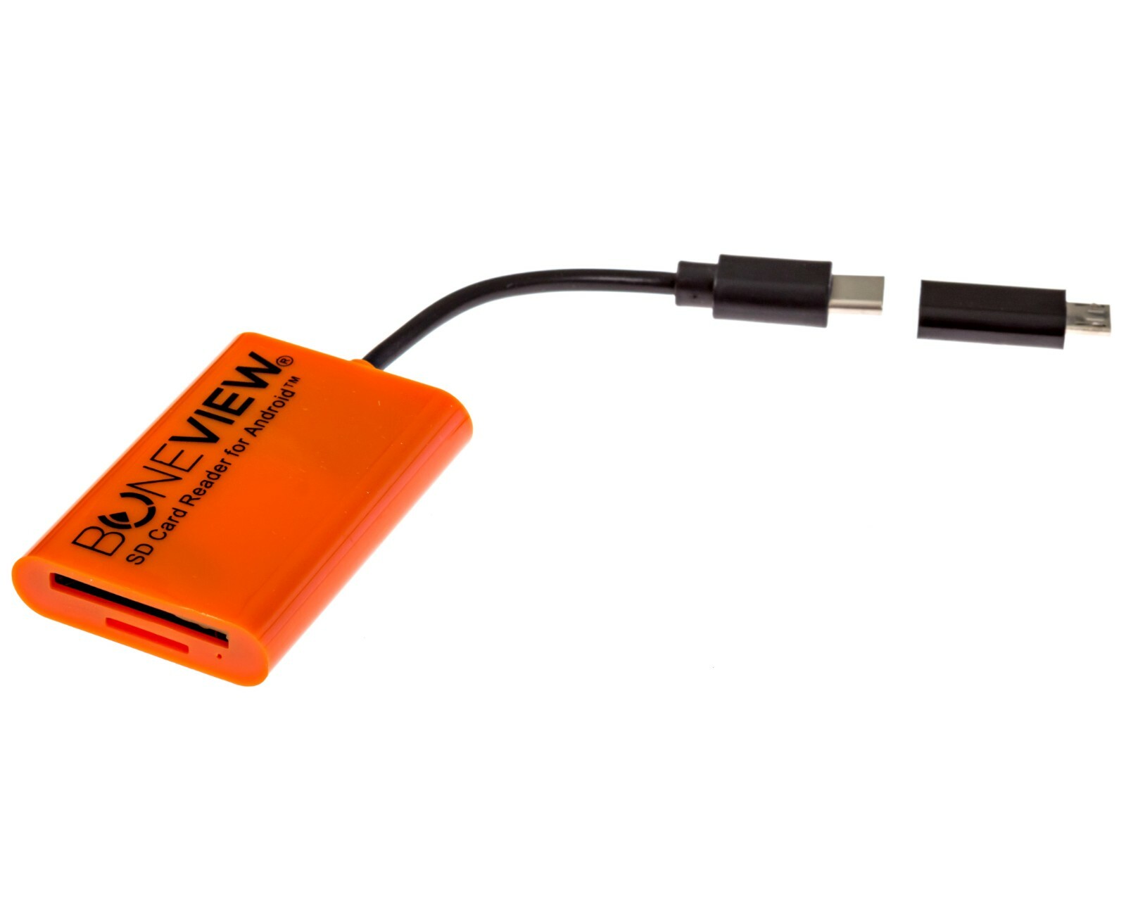 BoneView Trail Camera Viewer SD Card Reader - Type-C & Micro USB Android Phones