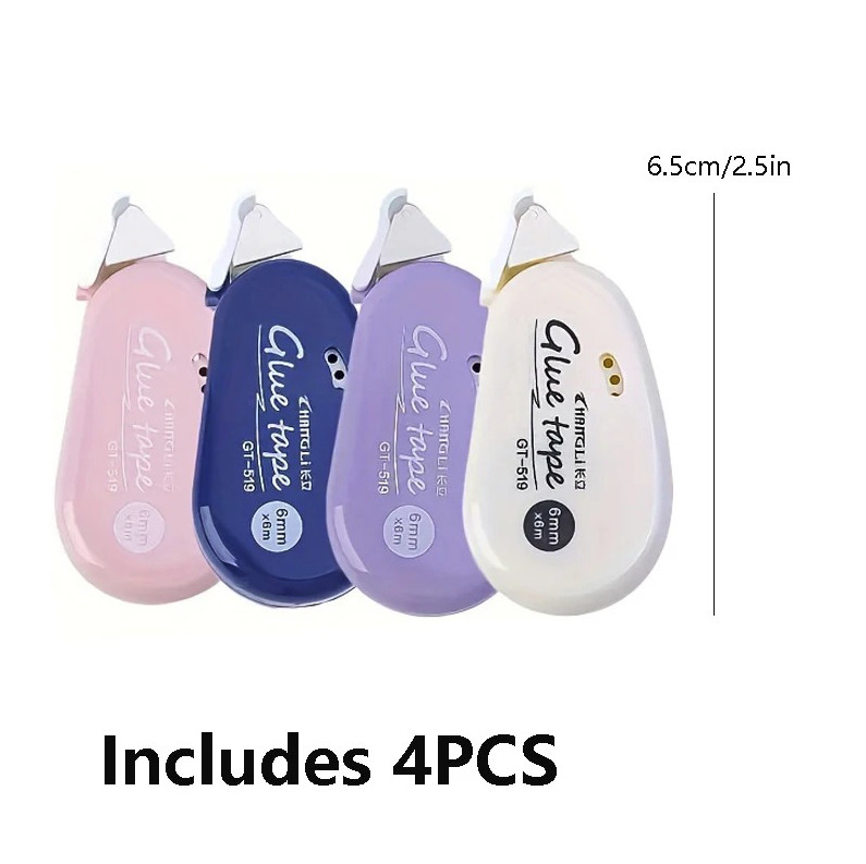 4pcs Double Sided Adhesive Dots Glue Tape for Crafts Scrapbooking - NEW