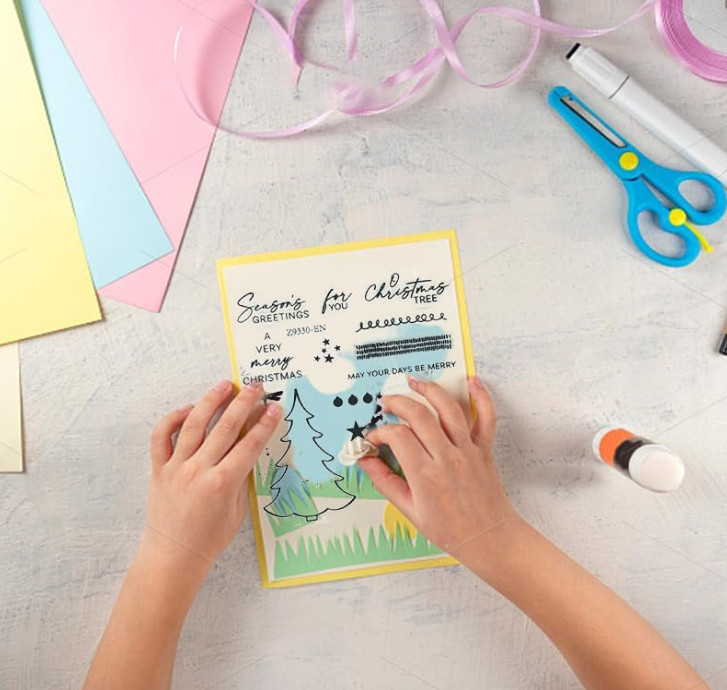 Newest Stamps and Dies,Christmas Stamps for Card Making, Stamps and Dies Sets