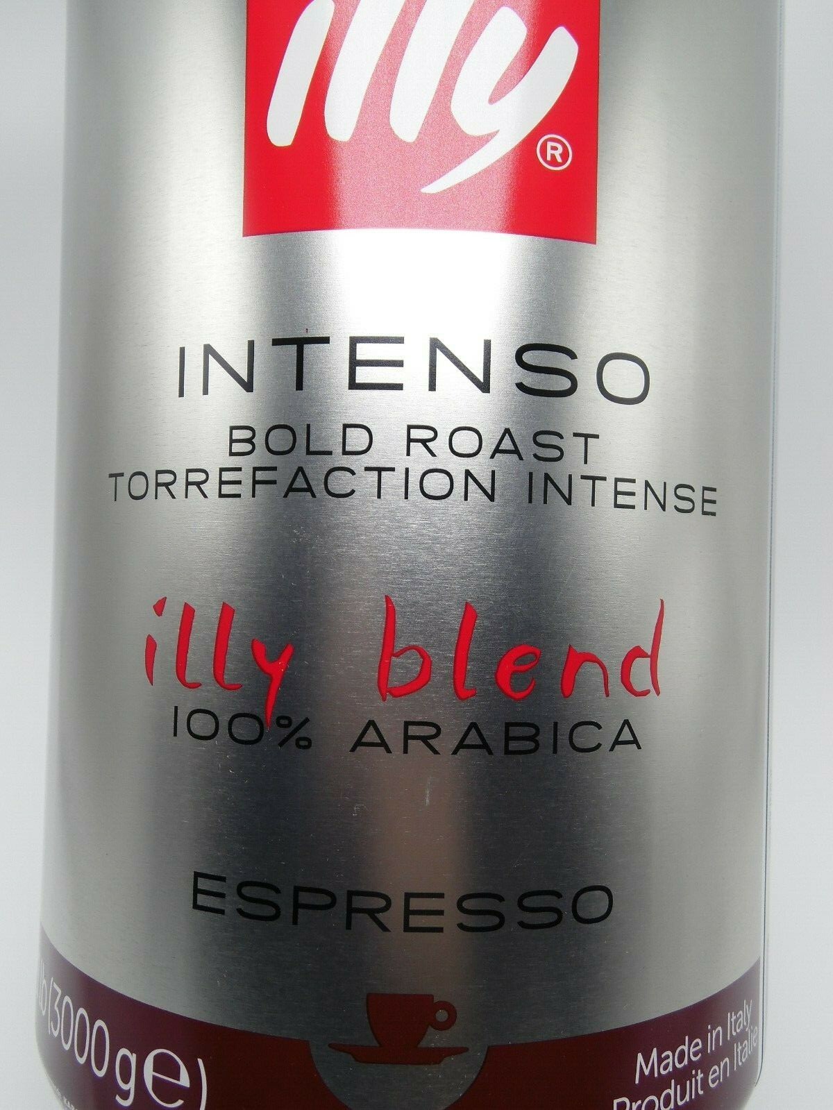ILLY ESPRESSO 6.61 LBS BEAN DARK/INTENSO ROAST *SCREW ON LID - exp date 2026+