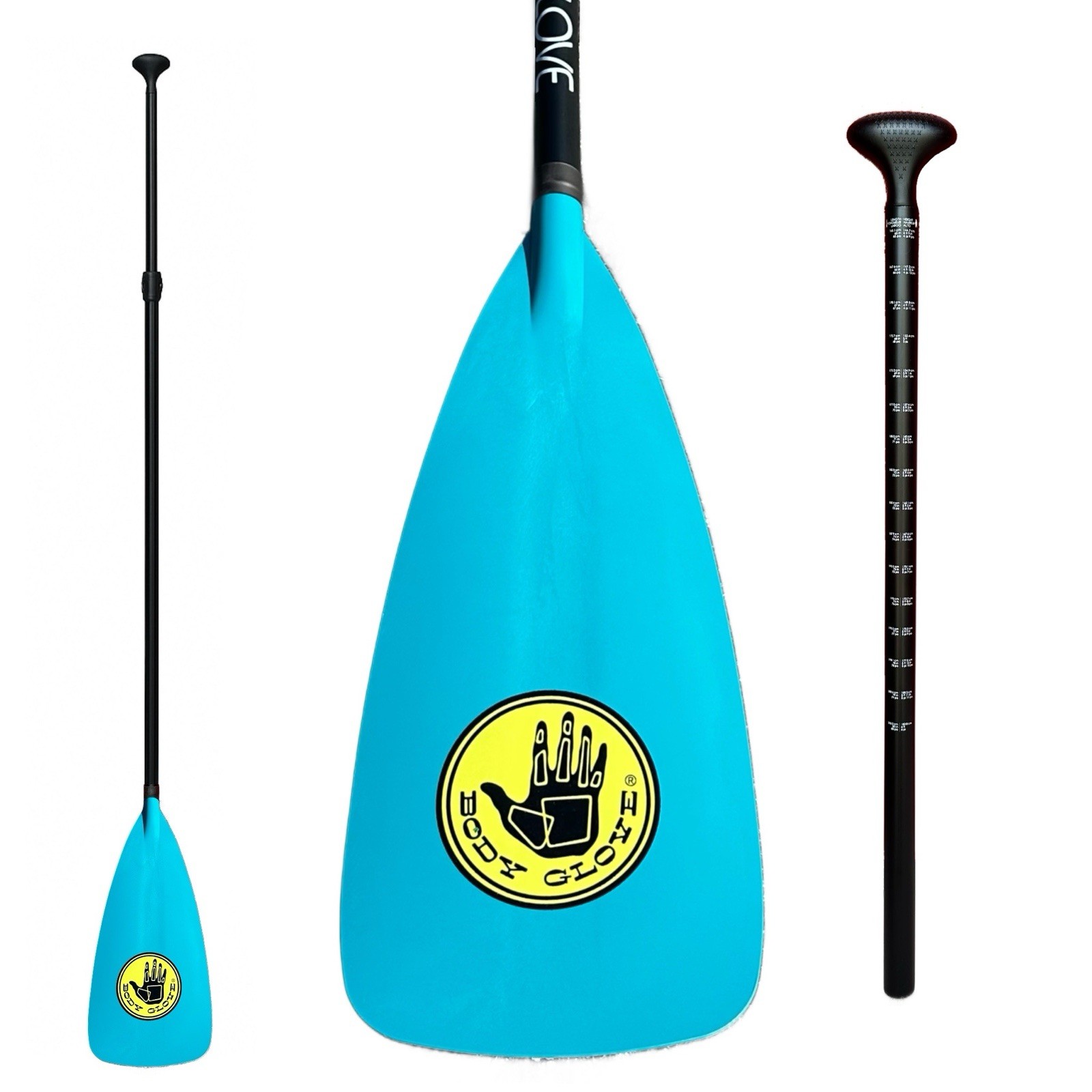 3-Piece Adjustable SUP Paddle –Lightweight, Floating Aluminum Shaft (Body Glove)