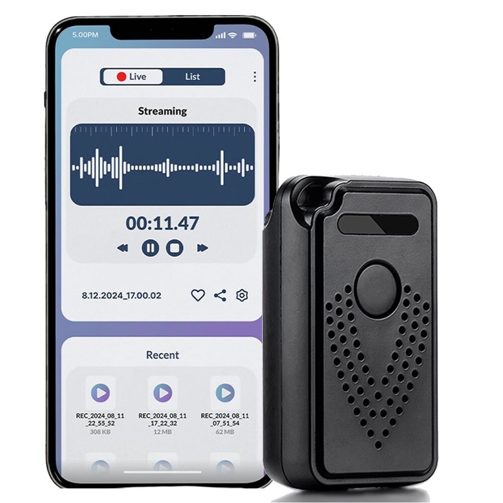 WiFi Voice Recorder Wireless Audio Recording Real Time Wifi Voice Recorder  TC15