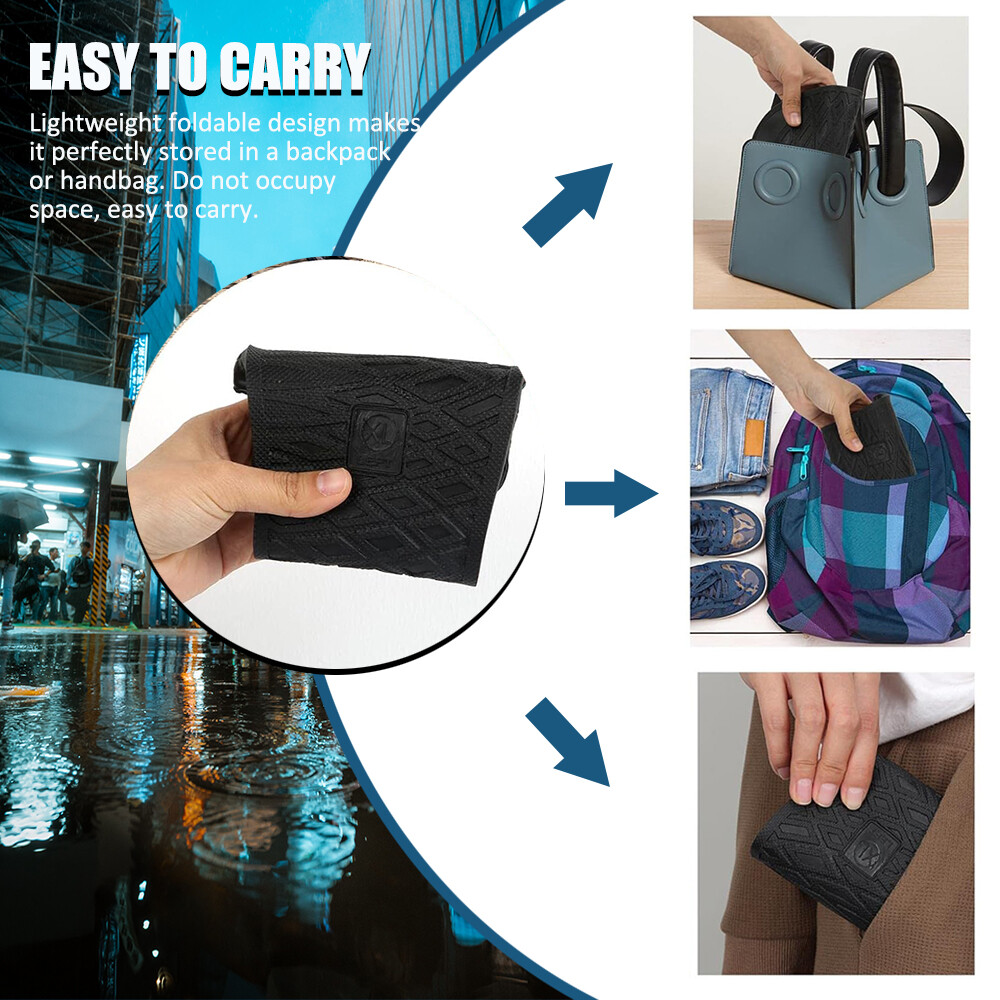 Anti-slip Rubber Shoe Covers Reusable Rain Snow Boot Waterproof Shoes Protector