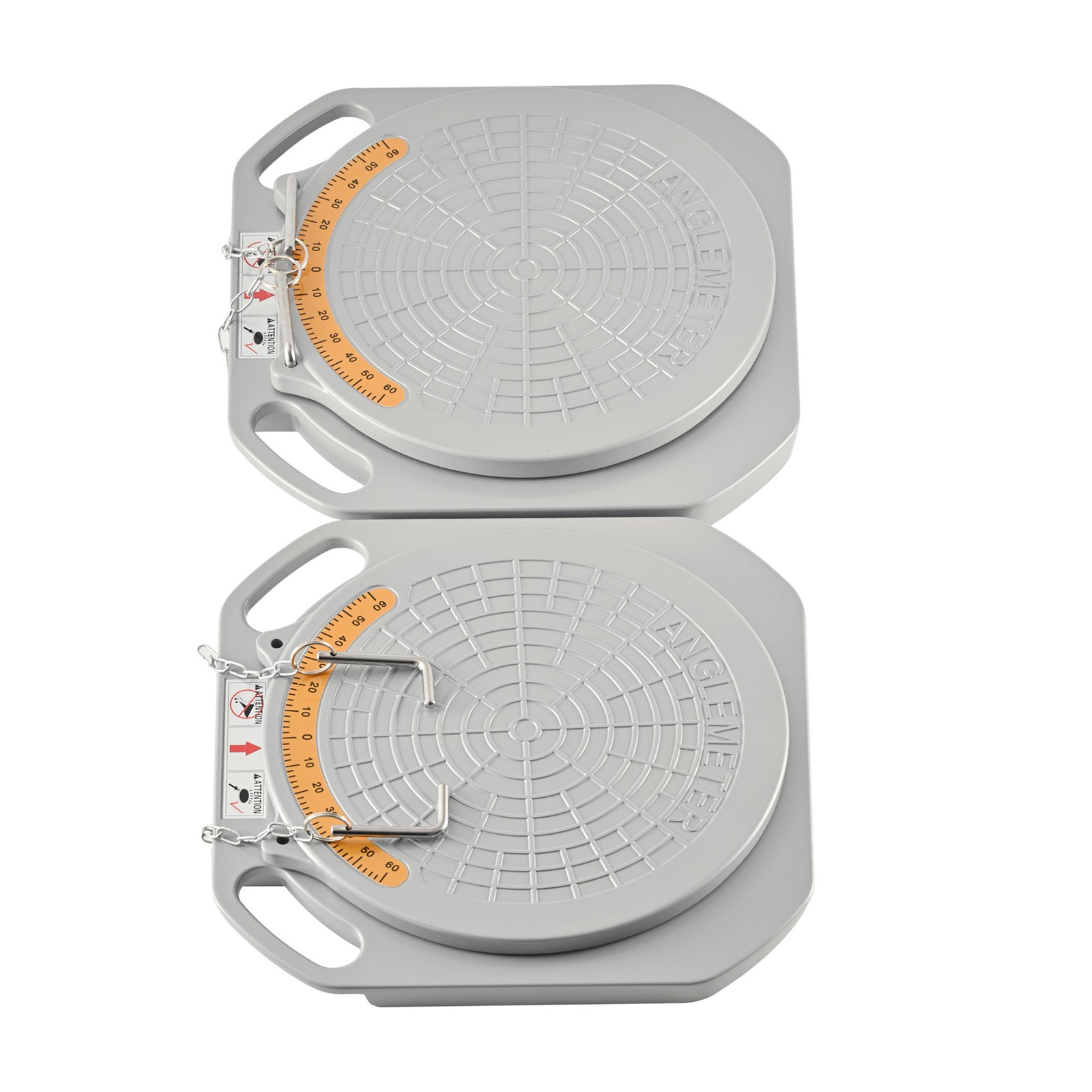 2 Wheel Alignment Turntable Plates 11,000 LBS Load Capacity + Bridge Blocks