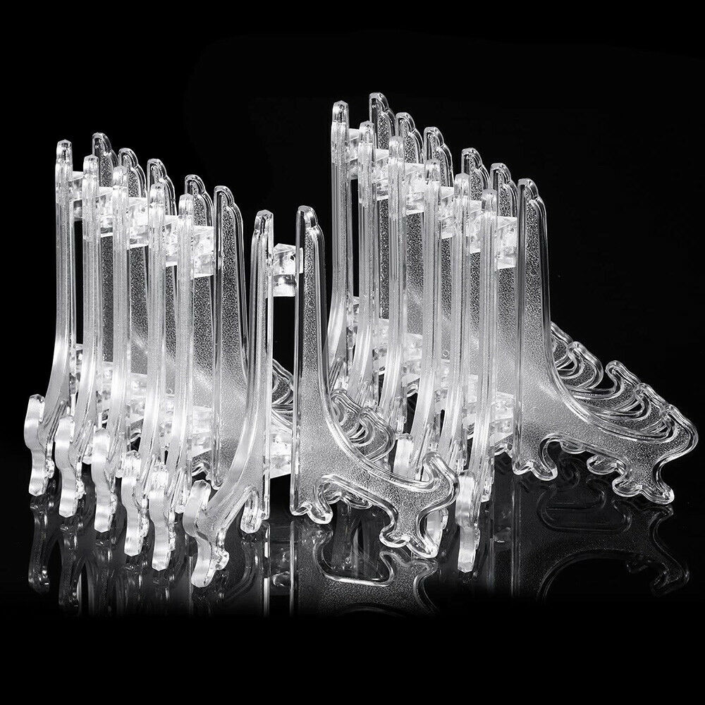 25PC Easel Display Stand Plate Foldable Bracket Picture Photo Frame Card Holder