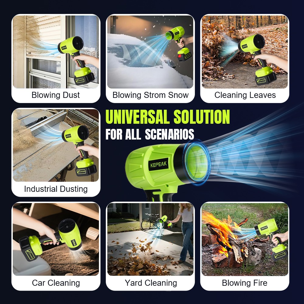 Jet Dry Mini Blower 38000RPM Air Blower Super Fan Turbo Battery Powered Portable