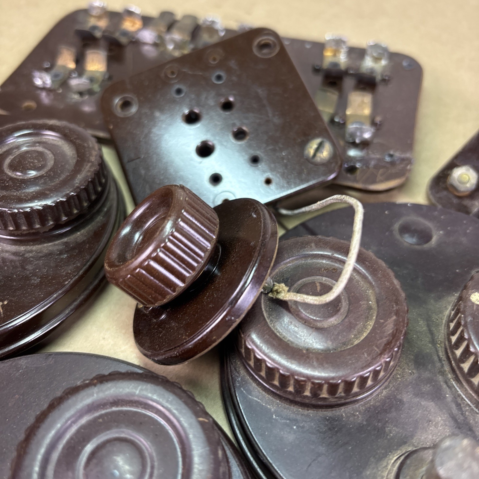 VTG Lot of 1950s Rotary Wafer Assembly Switches & Multi-Deck Ham Radio Parts