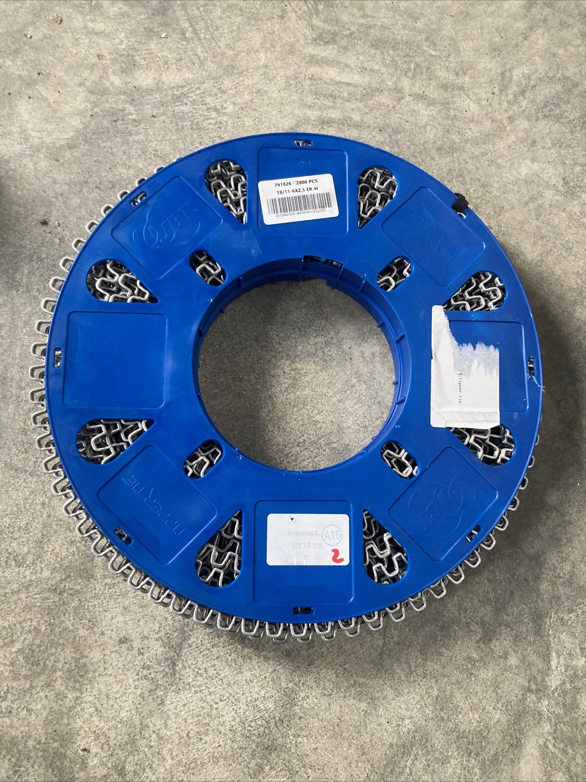 Tipper Tie JBT 18/11-6X2.5 ER-H Sausage Clipper Clips 2800 pcs Spool 791926