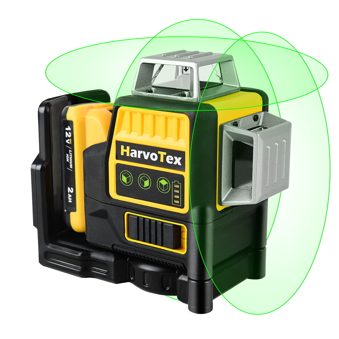 Laser Level for Dewalt 12V 3 Sides*360° Vertical 12 Lines Horizontal Green Light