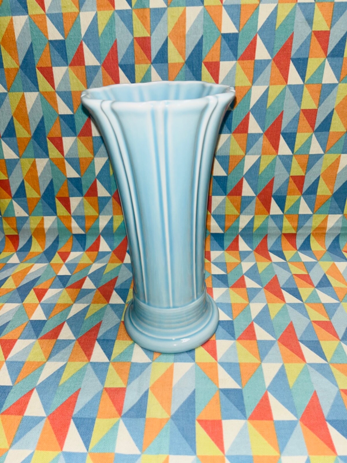 VASE SKY Blue HOMER LAUGHLIN FIESTA 9 5/8" MEDIUM NEW FIESTAWARE