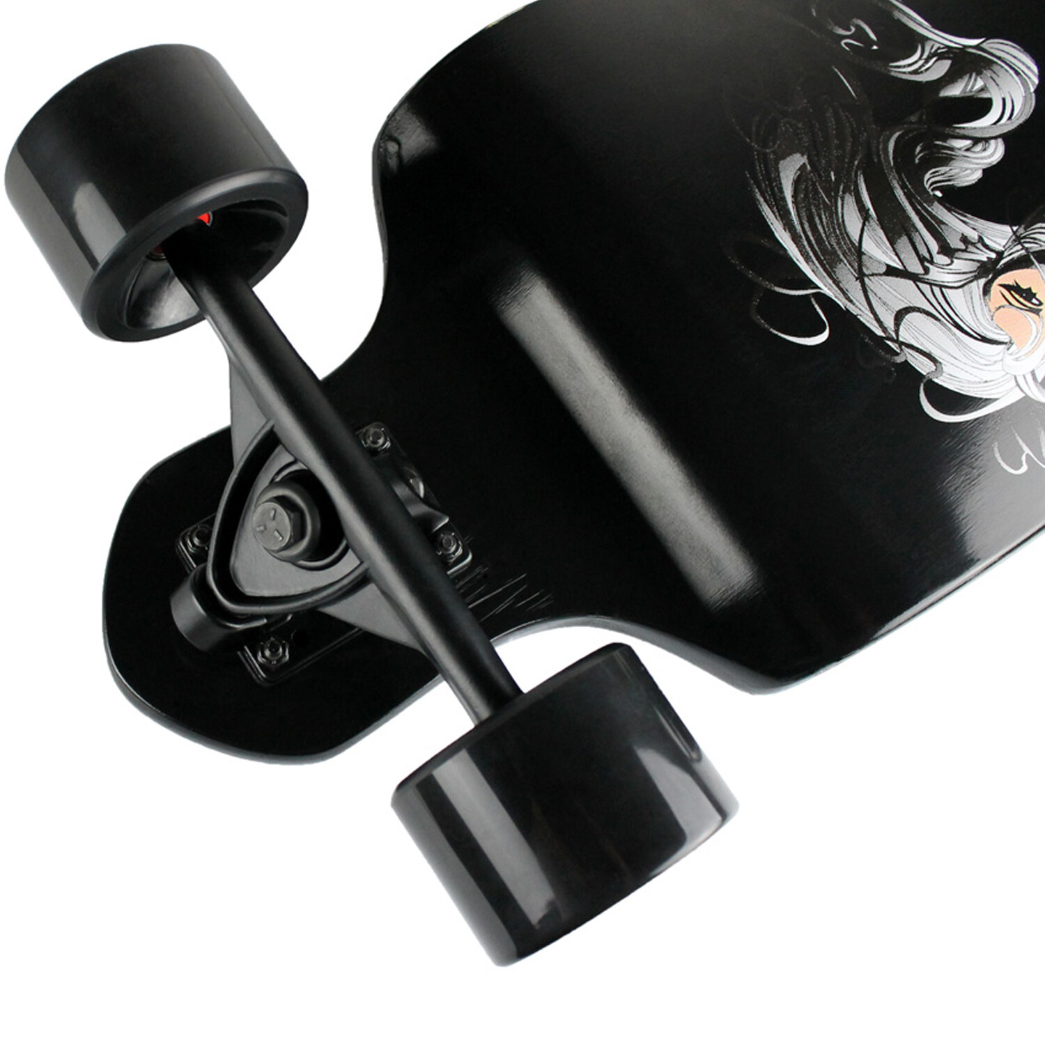 Paradise Longboard Complete 9.7" x 41.25" Mermaid Drop Down Shape