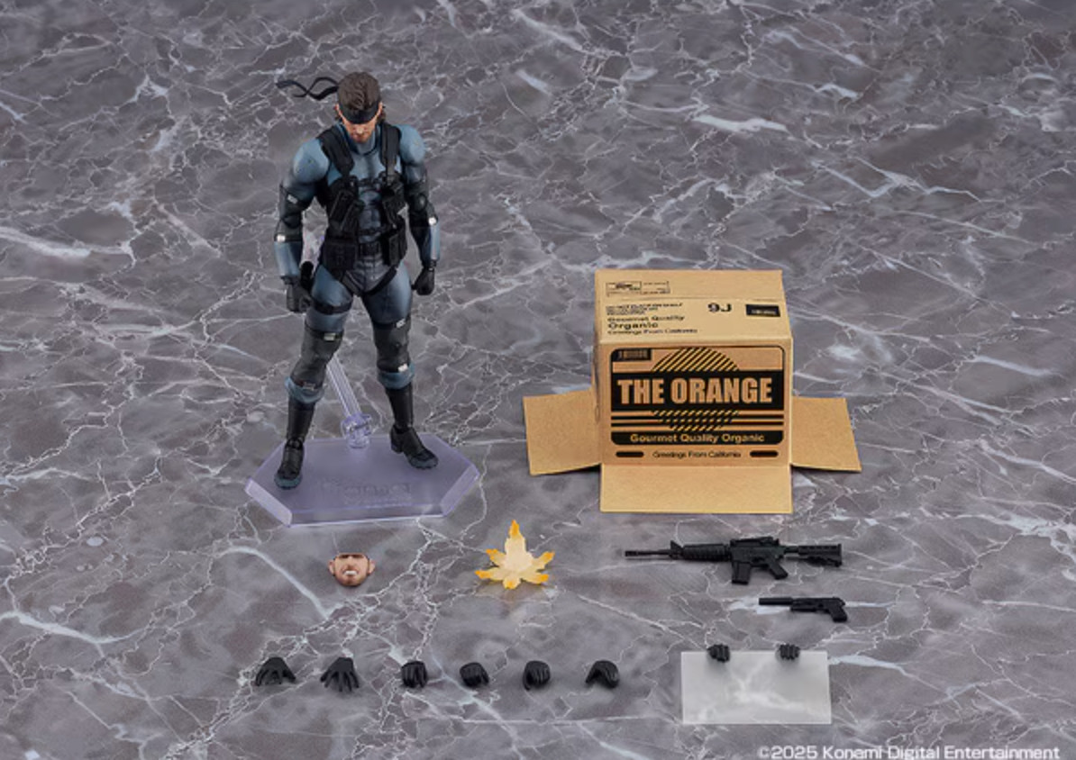 Figma Metal Gear Solid 2 Sons of Liberty Solid Snake MGS2 Ver. Updated Edition